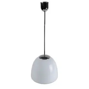 Funkislampa Blomster förnicklad 50 cm