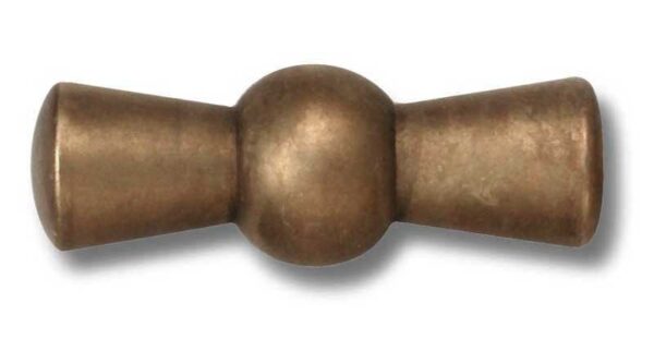 Antique brass butterfly knob