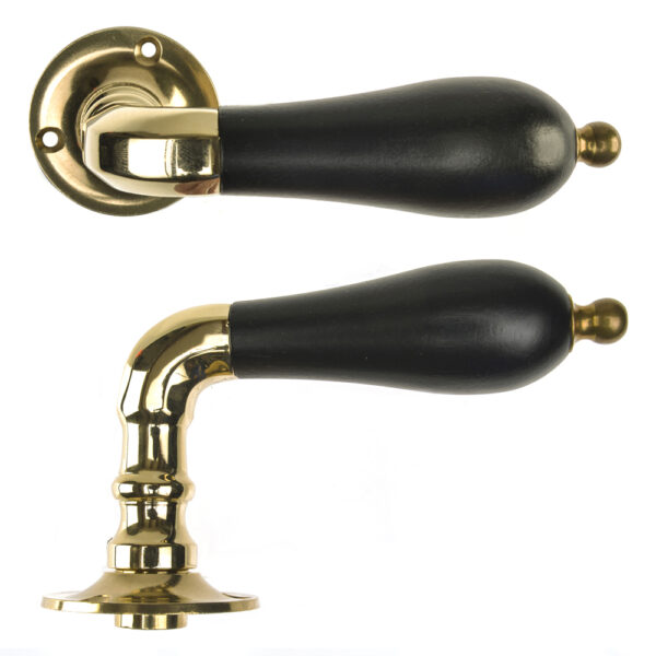Door handle with rosette 5508 brass
