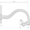 Student hanger 8138 nickel plated - Image 2