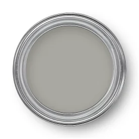 Rund spegel med silverram