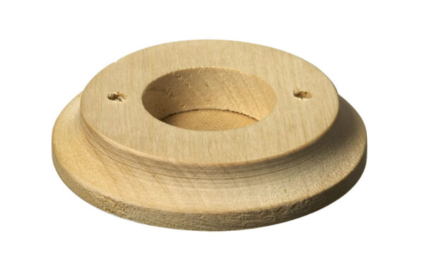 Wall plate for ring line button without slot