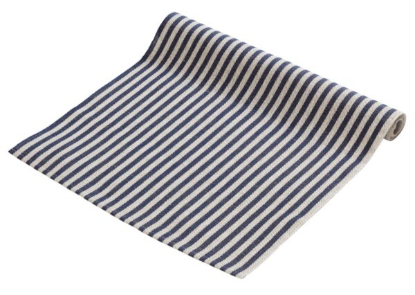 Runner roller blind fabric blue