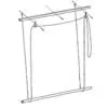 Rundstav 1700-tals rullgardin - Bild 2
