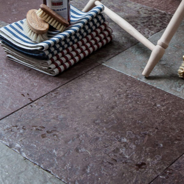 Limestone floor