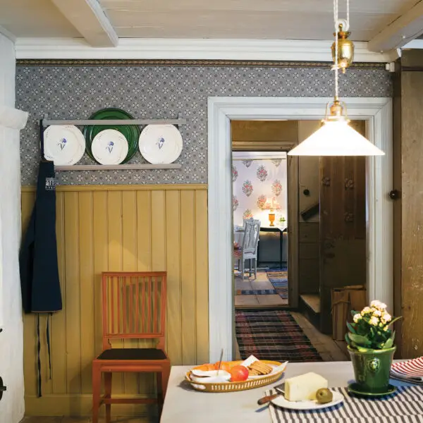 Tapet Gårdskontoret mörkgrå - Bild 2