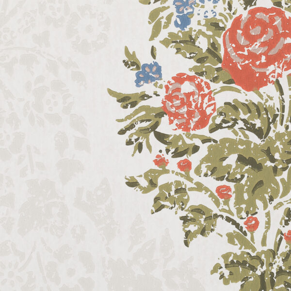 Wallpaper sample Storkkammeraren white