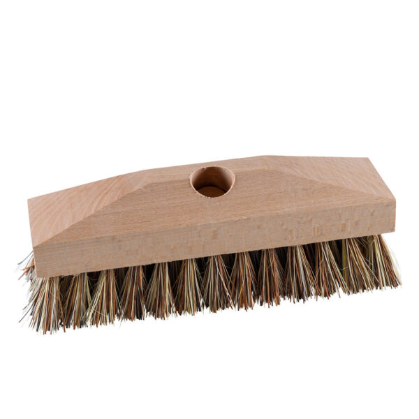 Scrub brush for shaft