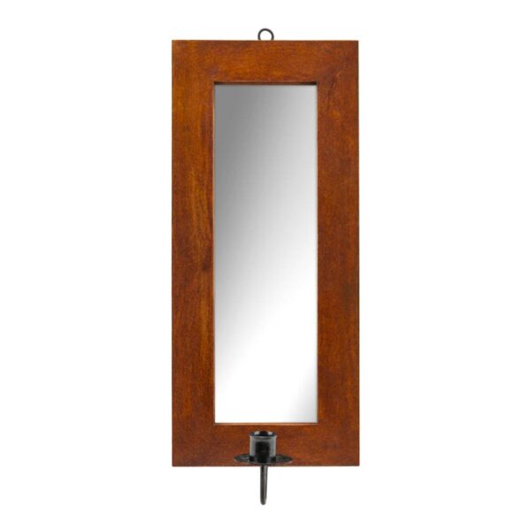 Mirror lamp painted mahogany acid - Image 2