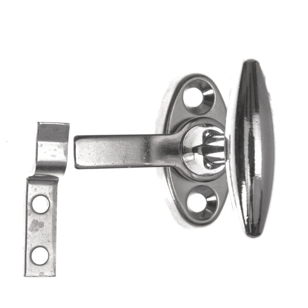 Window handle with hook 5176 nickel-plated