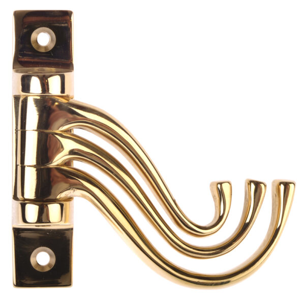 Clothes hook 3-piece 8173 Brass - Image 2
