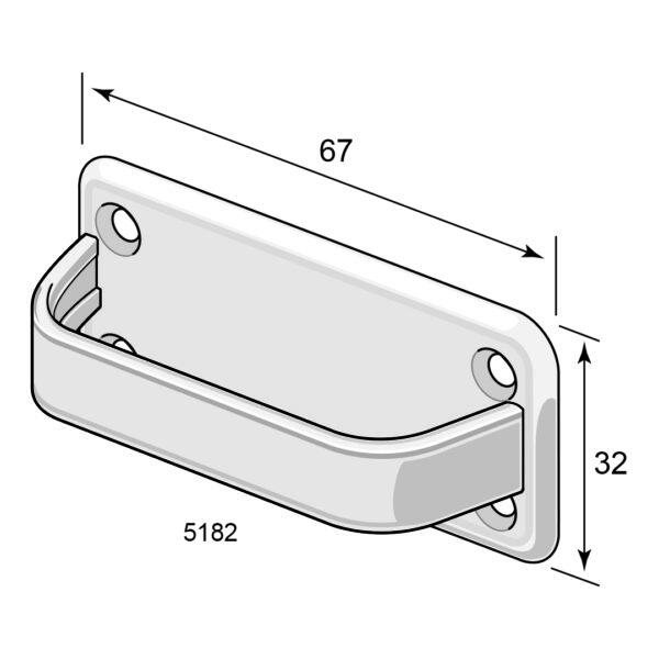 Drawer handle 5182 - Image 2